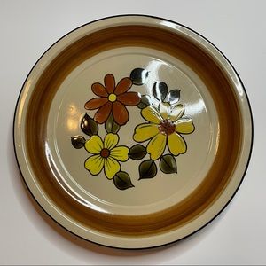 Vintage fashion manor flower platter